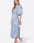 Lorelai Dress (Blue/White) - Dress - Yakira Bella