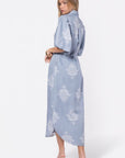 Lorelai Dress (Blue/White) - Dress - Yakira Bella
