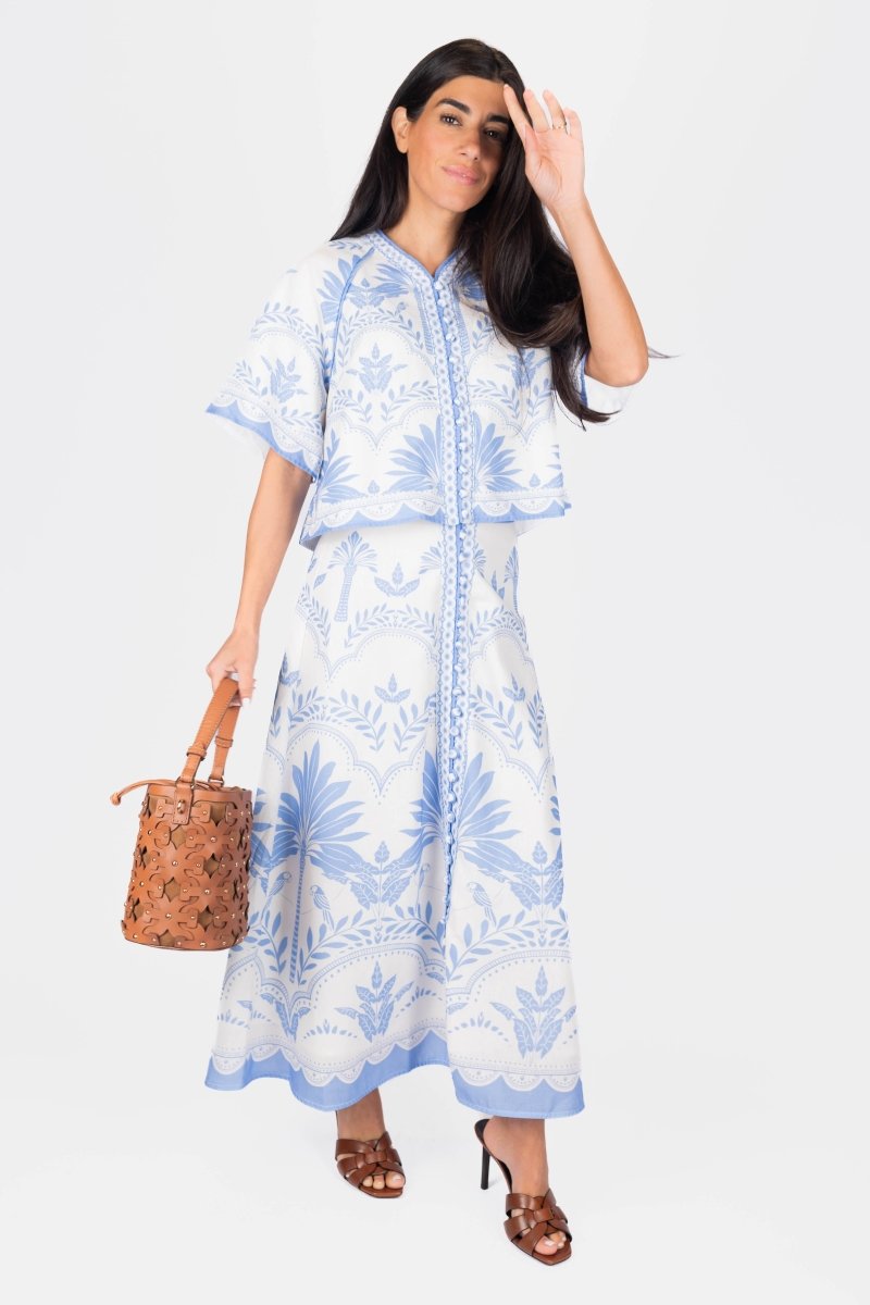 LOTTIE SKIRT (LIGHT BLUE) - Top - Yakira Bella
