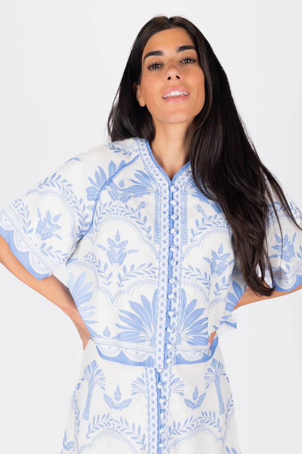LOTTIE TOP (LIGHT BLUE) - Top - Yakira Bella