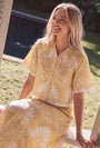Lottie Top (Yellow White) - Top - Yakira Bella