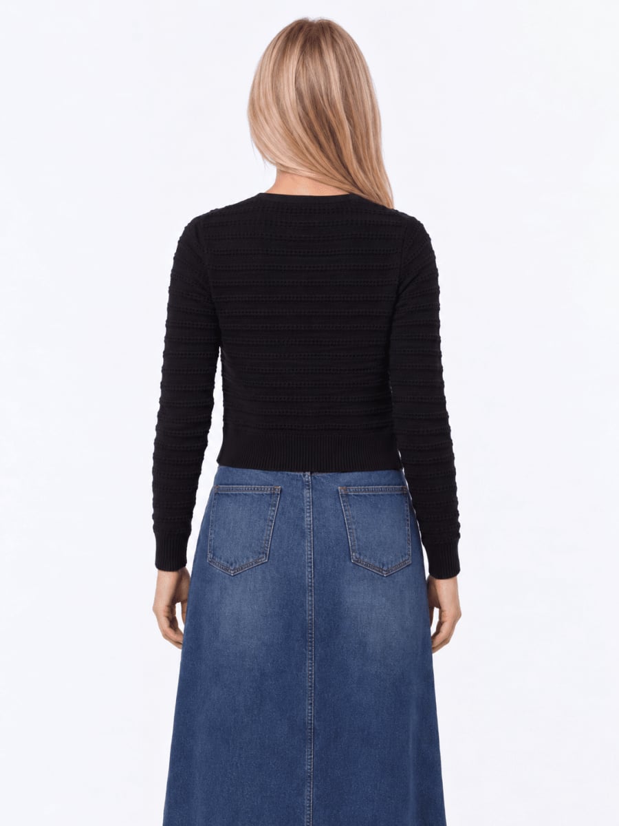 Lucca Cardigan (Black) - Top - Yakira Bella