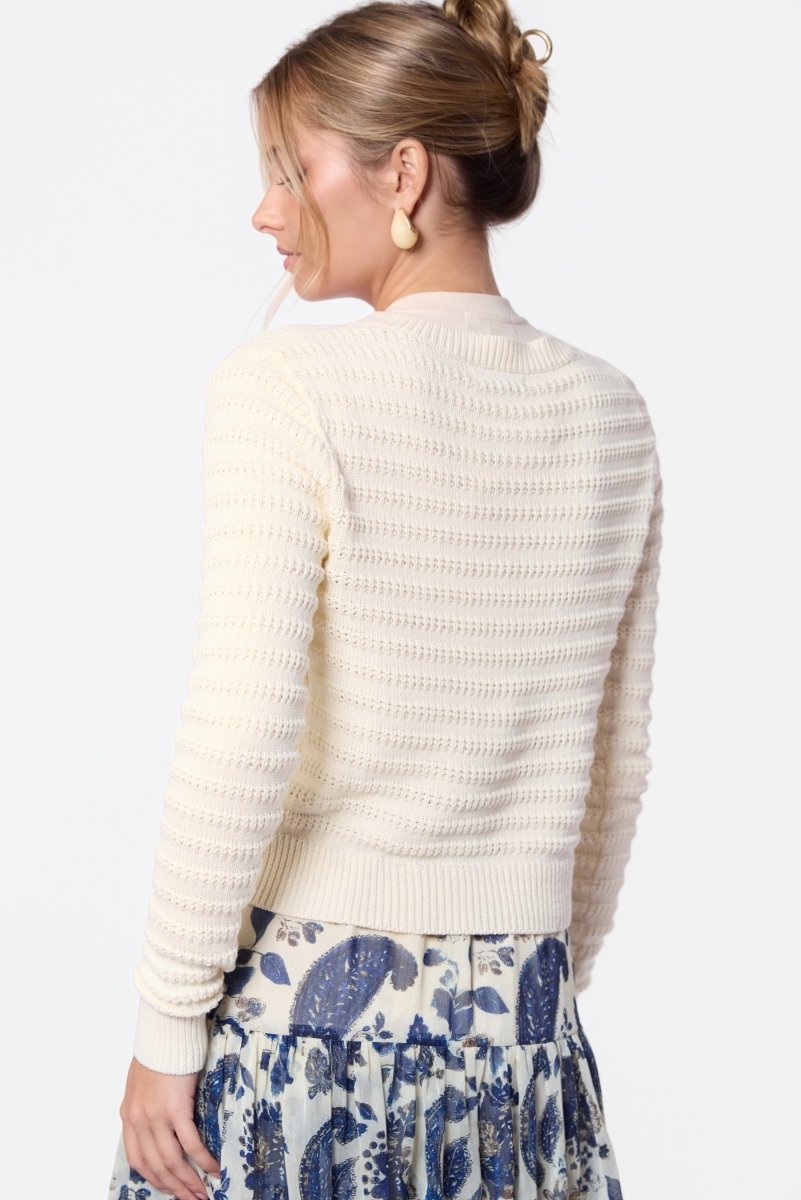 Lucca Cardigan (Cream) - Top - Yakira Bella