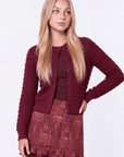 Lucca Cardigan (Raspberry) - Top - Yakira Bella