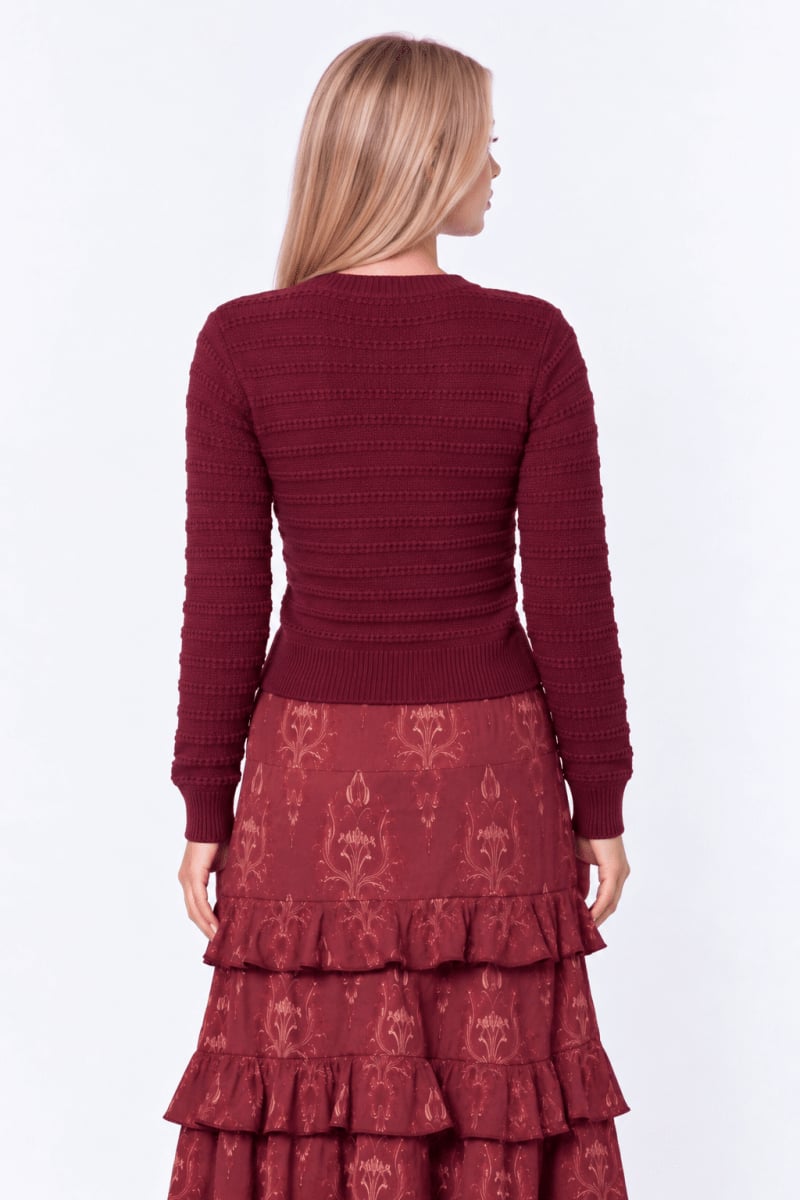 Lucca Cardigan (Raspberry) - Top - Yakira Bella