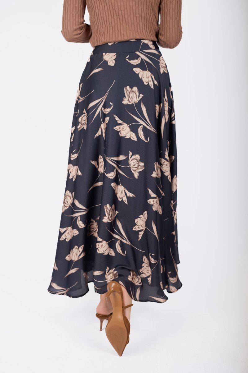 Lucia Skirt (Black Ground) - Skirt - Yakira Bella