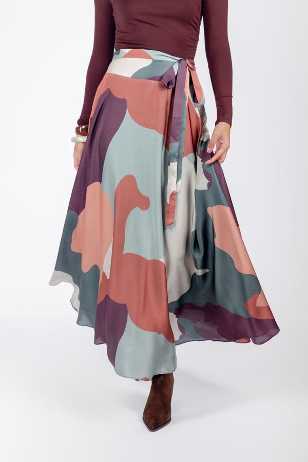 Lucia Skirt (Brown Green) - Skirt - Yakira Bella