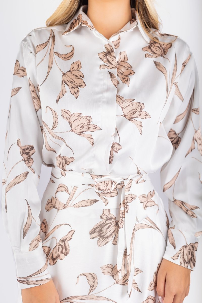 Lucia Top (White Ground) - Top - Yakira Bella
