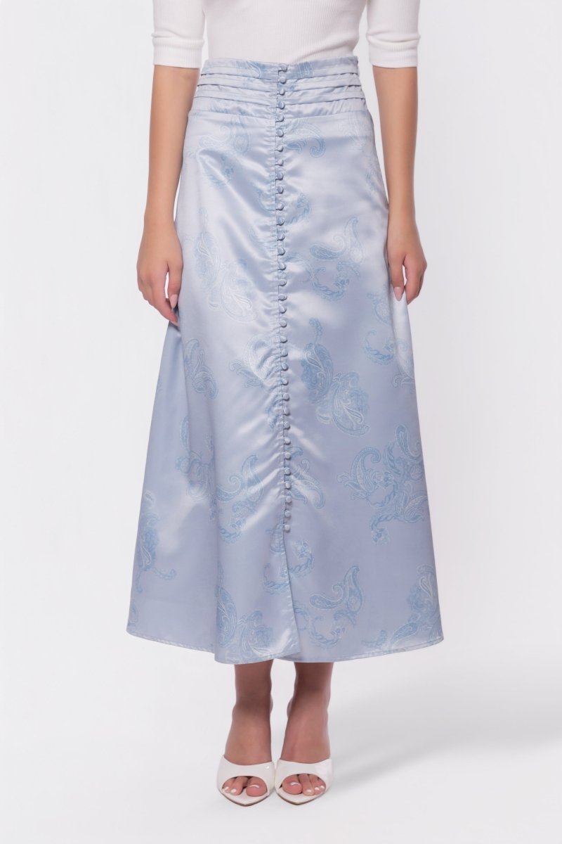 Lucy Skirt (Blue Grey) - Skirt - Yakira Bella