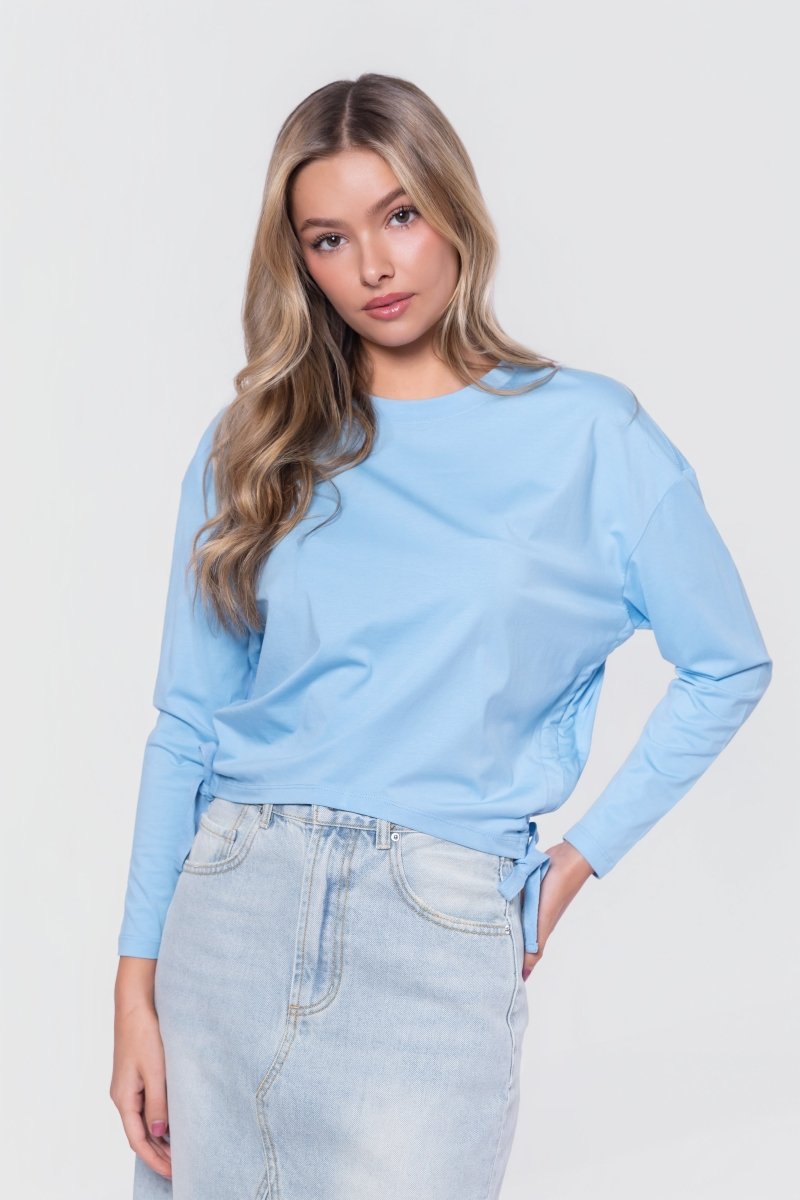 Lumi Top (Light Blue) - Top - Yakira Bella