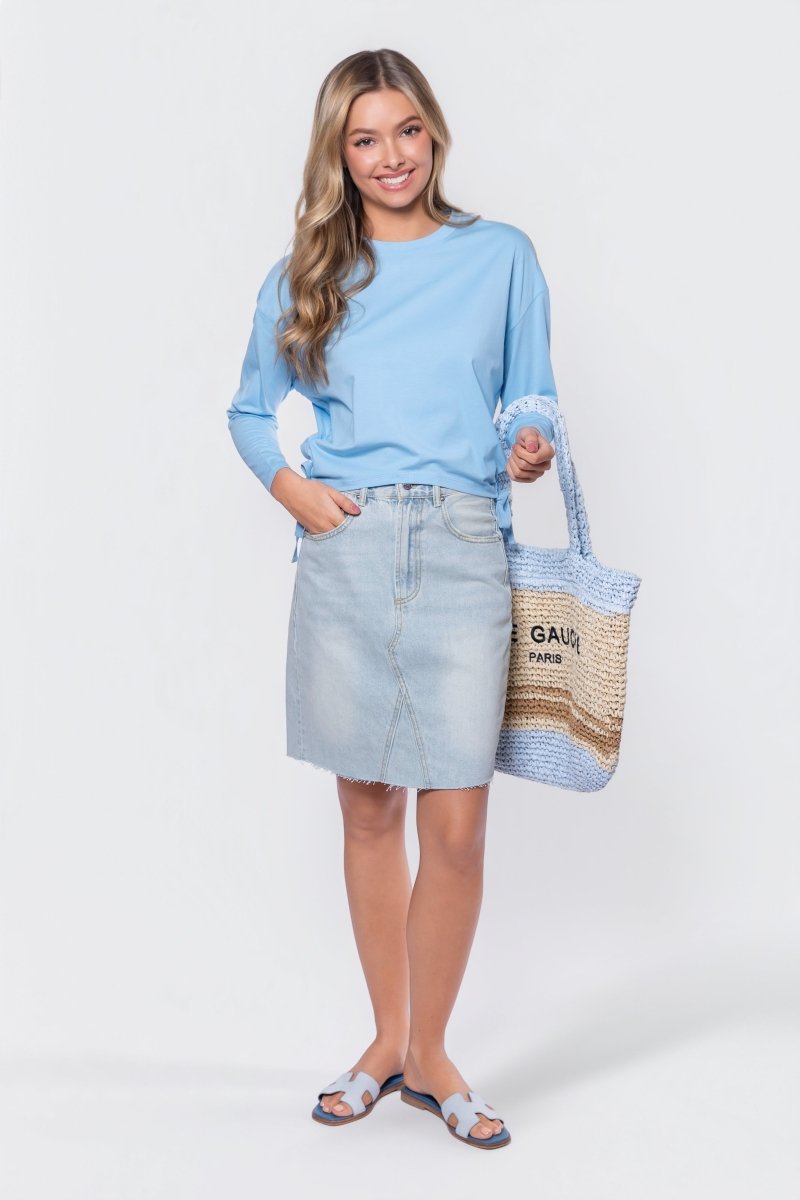 Lumi Top (Light Blue) - Top - Yakira Bella