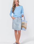 Lumi Top (Light Blue) - Top - Yakira Bella