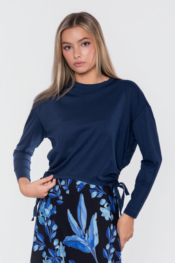 Lumi Top (Navy) - Top - Yakira Bella