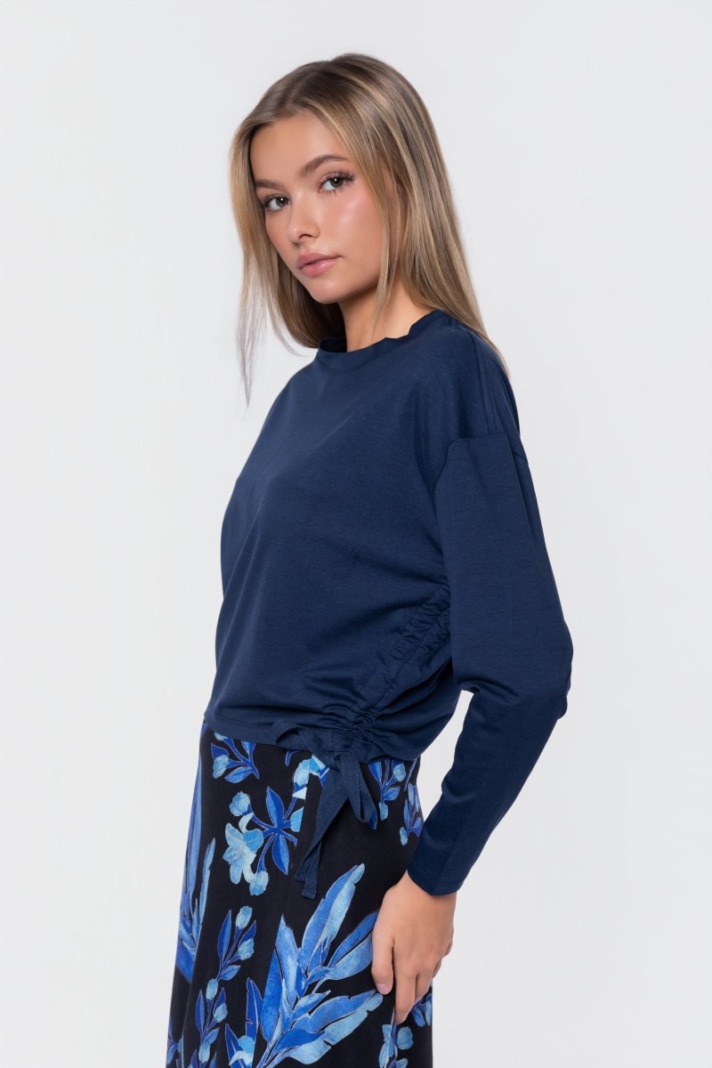 Lumi Top (Navy) - Top - Yakira Bella