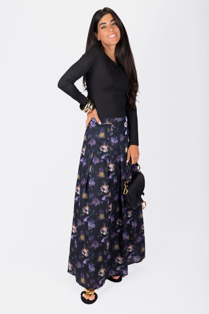 Lumira Skirt (Purple) - Skirt - Yakira Bella