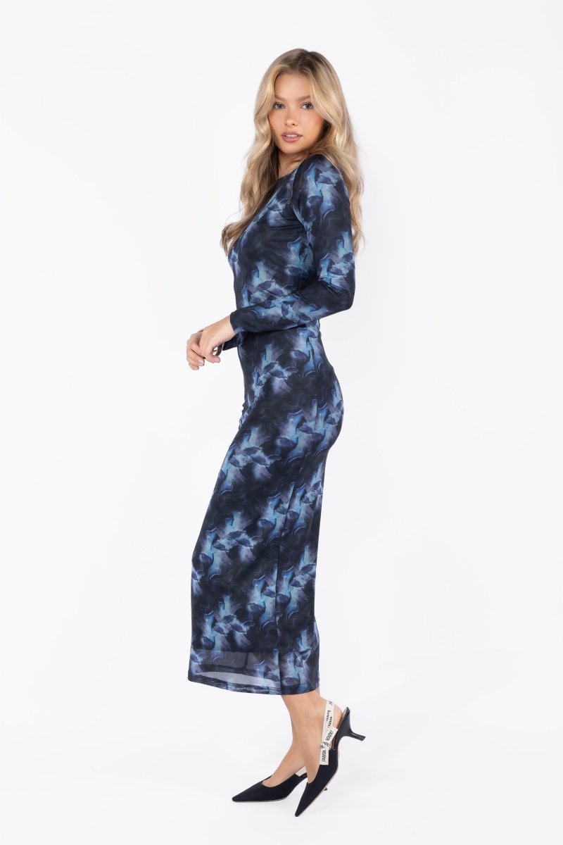 Lyra Dress (Blue) - Dress - Yakira Bella