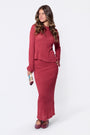 Mackey Skirt (Raspberry) - Skirt - Yakira Bella