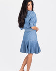 MACY DRESS (BLUE) - Dress - Yakira Bella