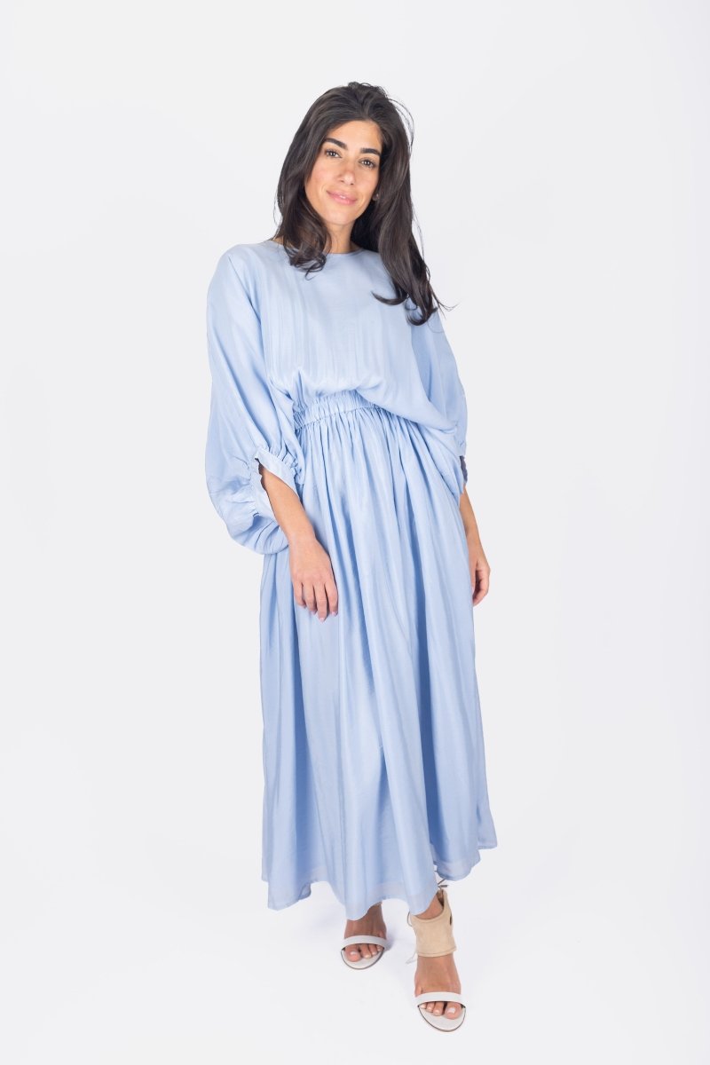 MADILYN DRESS (BLUE) - Dress - Yakira Bella