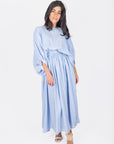 MADILYN DRESS (BLUE) - Dress - Yakira Bella