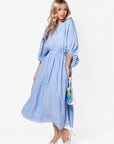 Madilyn Dress (Blue) - Dress - Yakira Bella