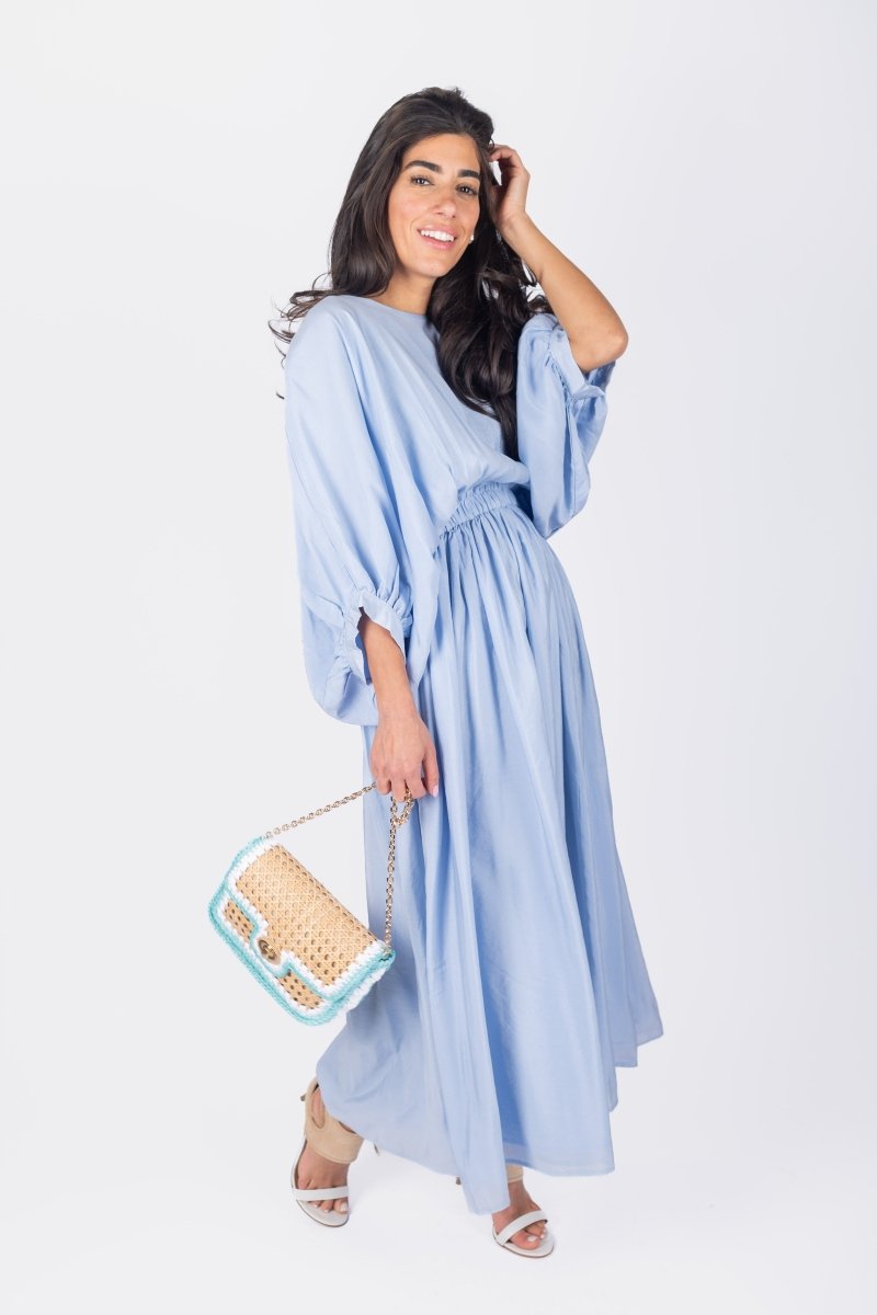 MADILYN DRESS (BLUE) - Dress - Yakira Bella