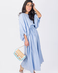 MADILYN DRESS (BLUE) - Dress - Yakira Bella