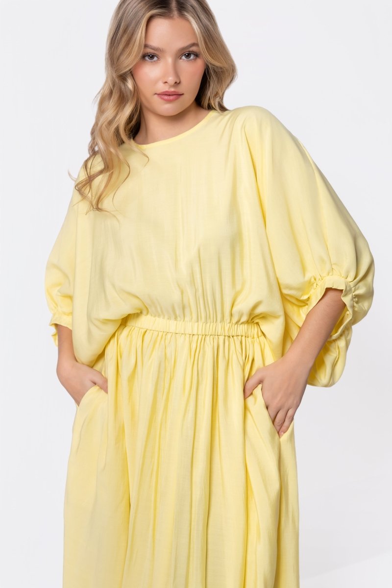 Madilyn Dress (Light Yellow) - Dress - Yakira Bella
