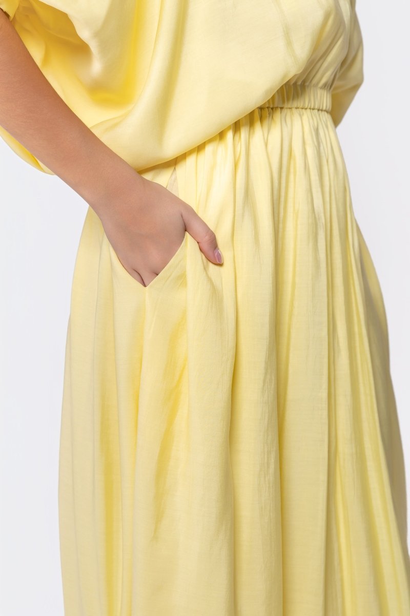 Madilyn Dress (Light Yellow) - Dress - Yakira Bella
