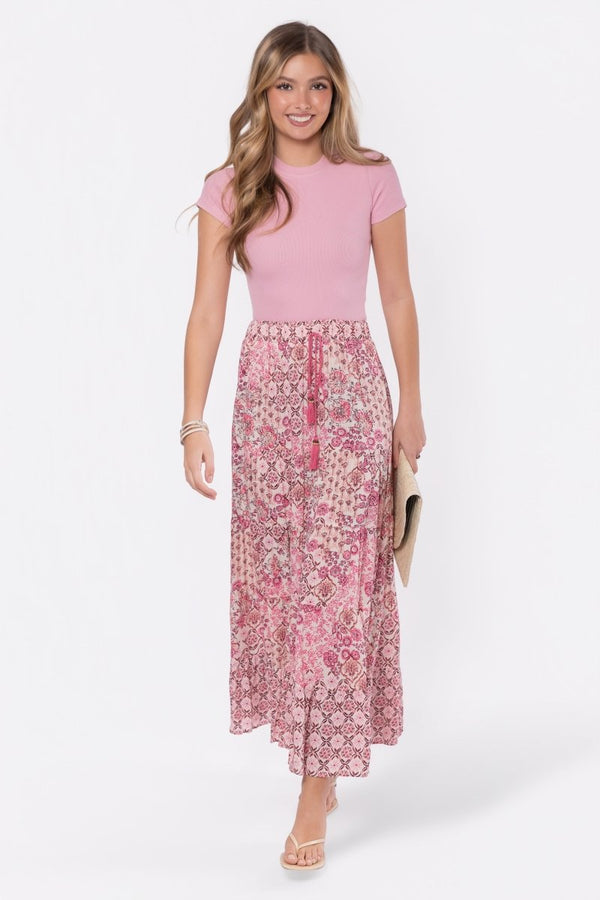 Madison Skirt (Pink) - Skirt - Yakira Bella