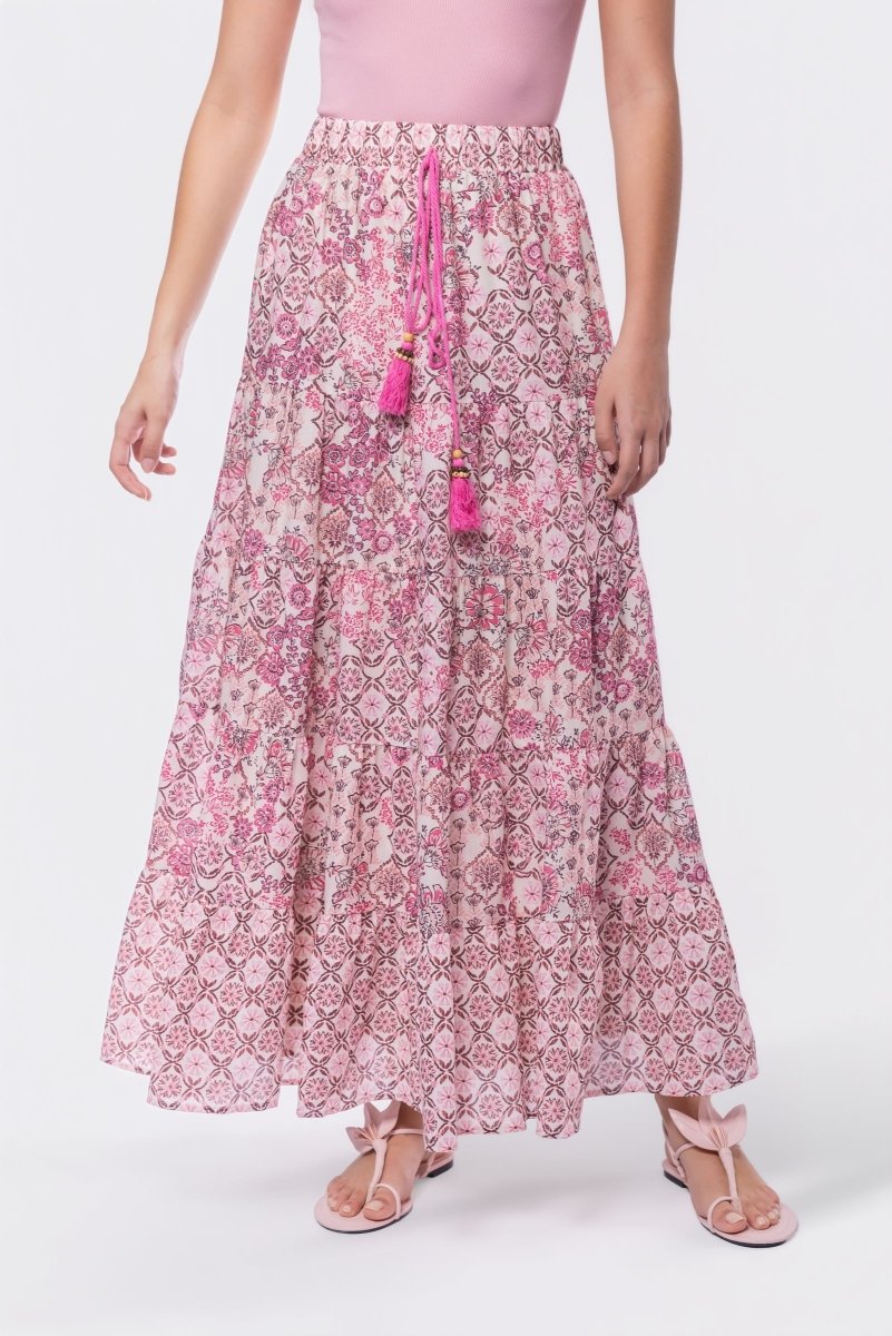 Madison Skirt (Pink) - Skirt - Yakira Bella