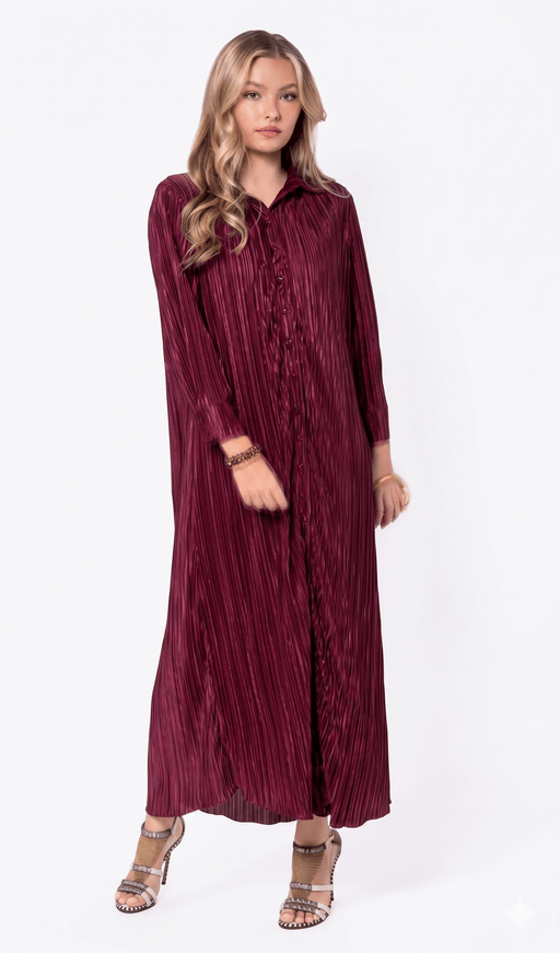 Maggie Dress (Burgundy) - Dress - Yakira Bella