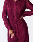 Maggie Dress (Burgundy) - Dress - Yakira Bella