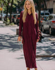 Maggie Dress (Burgundy) - Dress - Yakira Bella