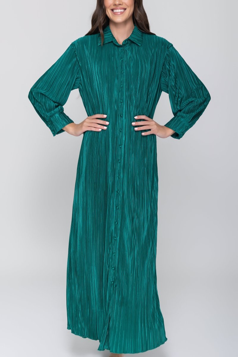 MAGGIE DRESS (GREEN) - Dress - Yakira Bella