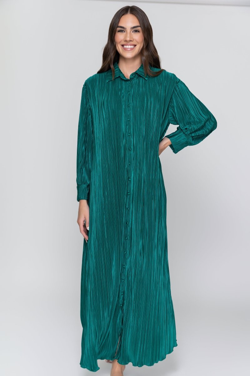 MAGGIE DRESS (GREEN) - Dress - Yakira Bella