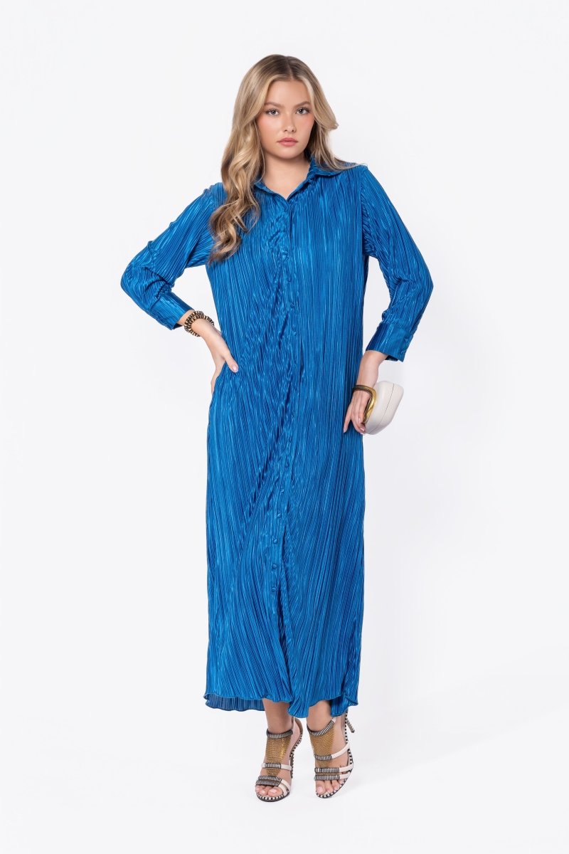 Maggie Dress (Teal Blue) - Dress - Yakira Bella