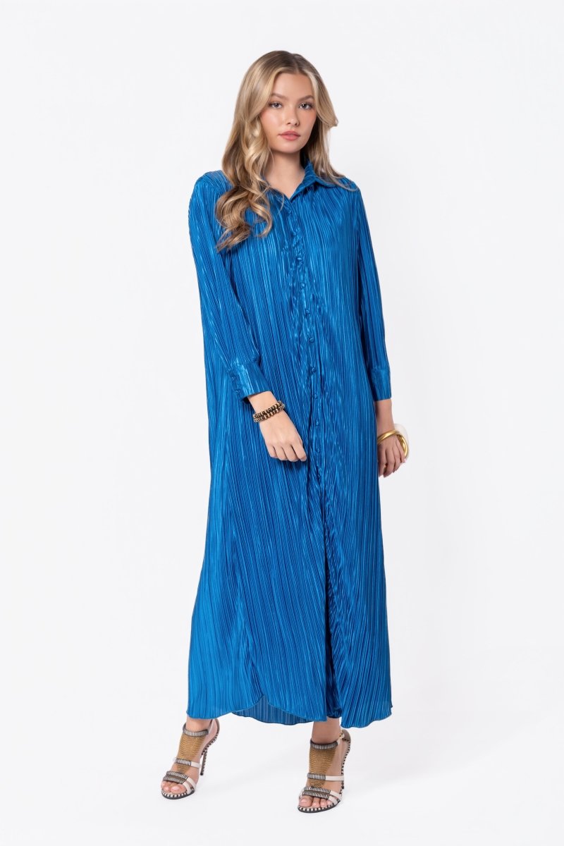 Maggie Dress (Teal Blue) - Dress - Yakira Bella