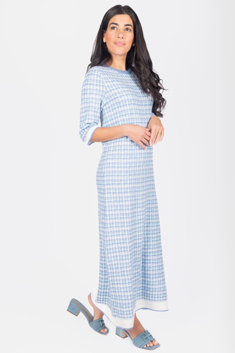 MAIA DRESS 48" (BLUE) - Dress - Yakira Bella