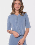 Maisy Top (Blue) - Top - Yakira Bella