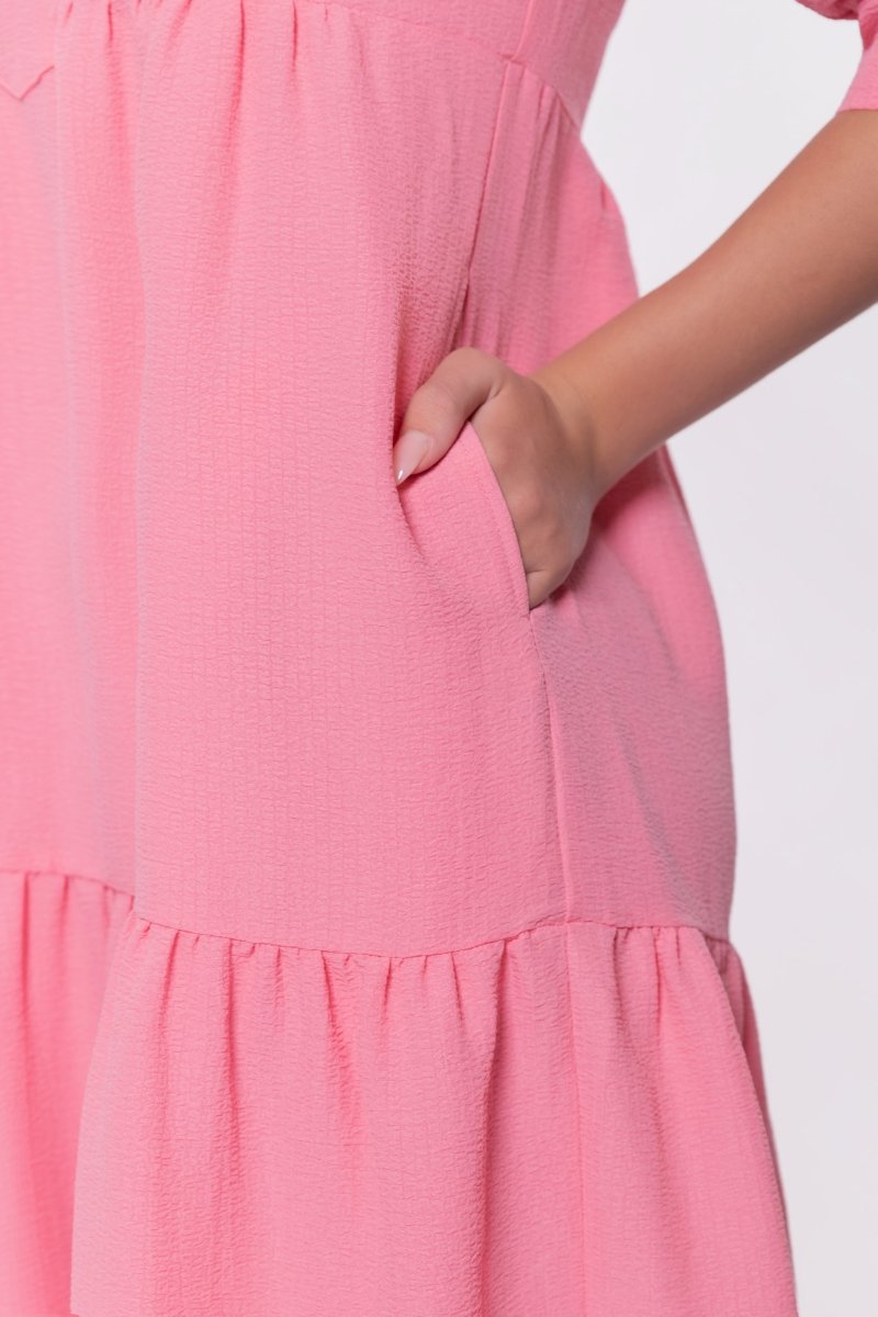 Mali Dress 42" (Pink) - Dress - Yakira Bella