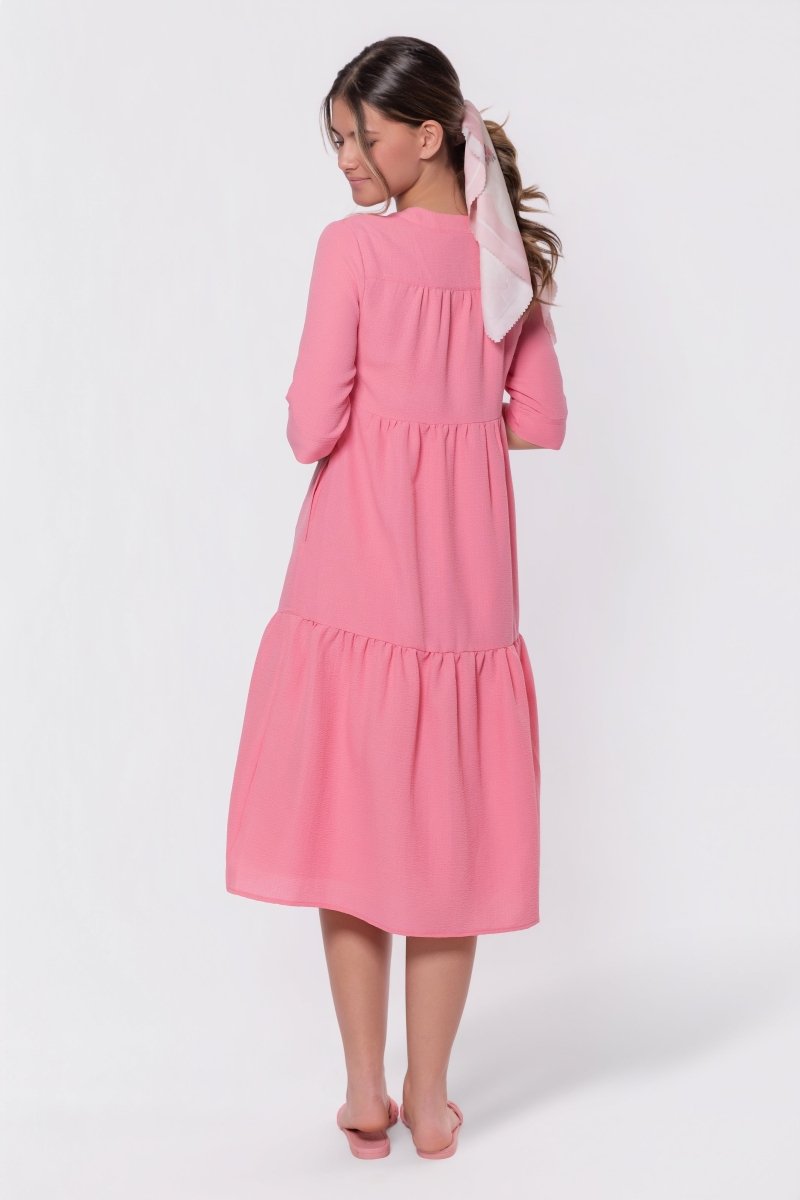 Mali Dress 42" (Pink) - Dress - Yakira Bella