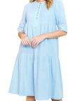 MALI DRESS (ICE/BLUE) - Dress - Yakira Bella