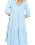 MALI DRESS (ICE/BLUE) - Dress - Yakira Bella