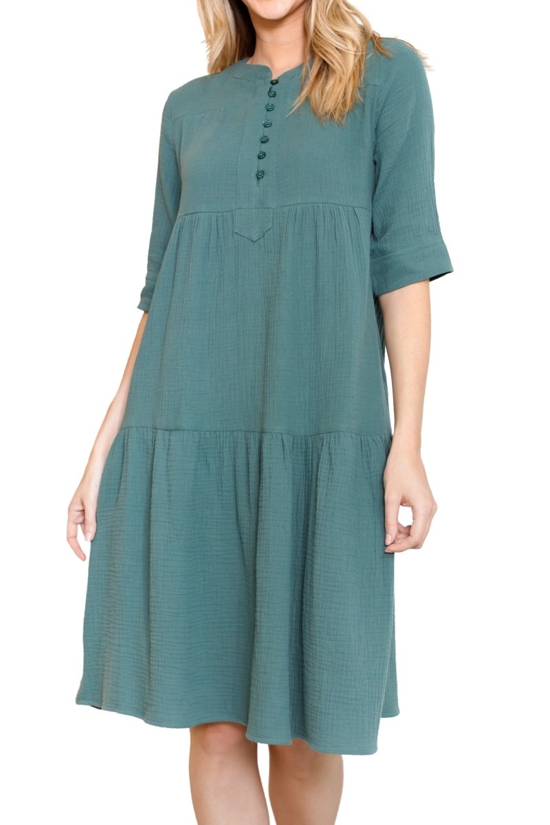 MALI DRESS (SAGE/GREEN) - Dress - Yakira Bella