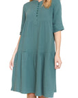 MALI DRESS (SAGE/GREEN) - Dress - Yakira Bella