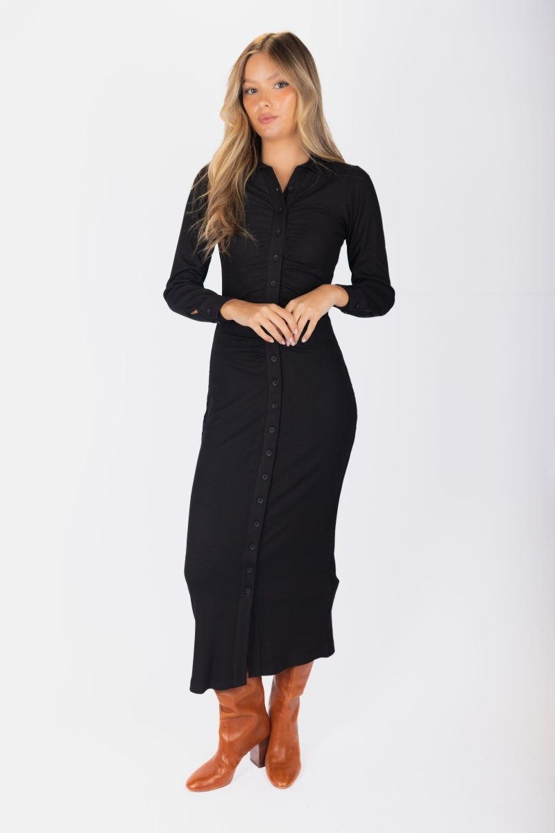 Mara Dress (Black) - Dress - Yakira Bella