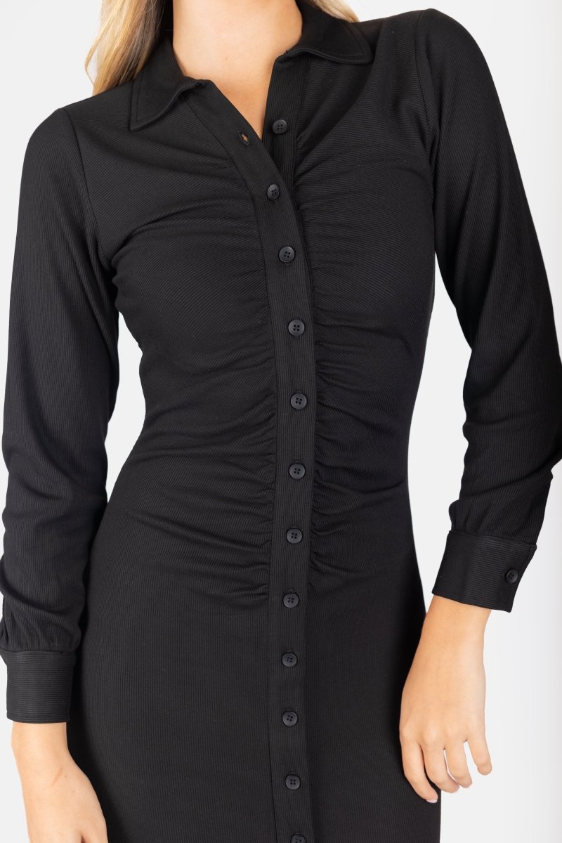 Mara Dress (Black) - Dress - Yakira Bella