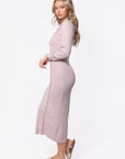 Mara Dress Long Sleeve (Khaki) - Dress - Yakira Bella