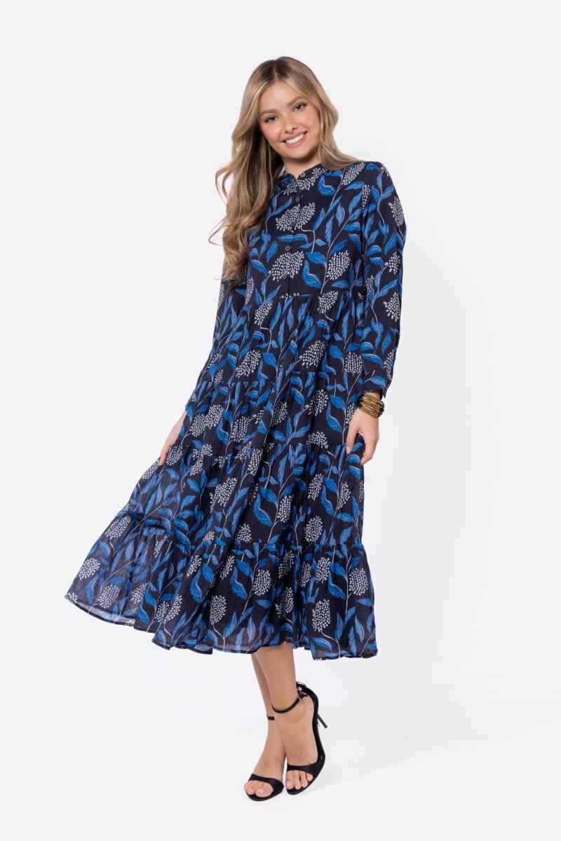 Maren Dress (Black Pattern) - Dress - Yakira Bella